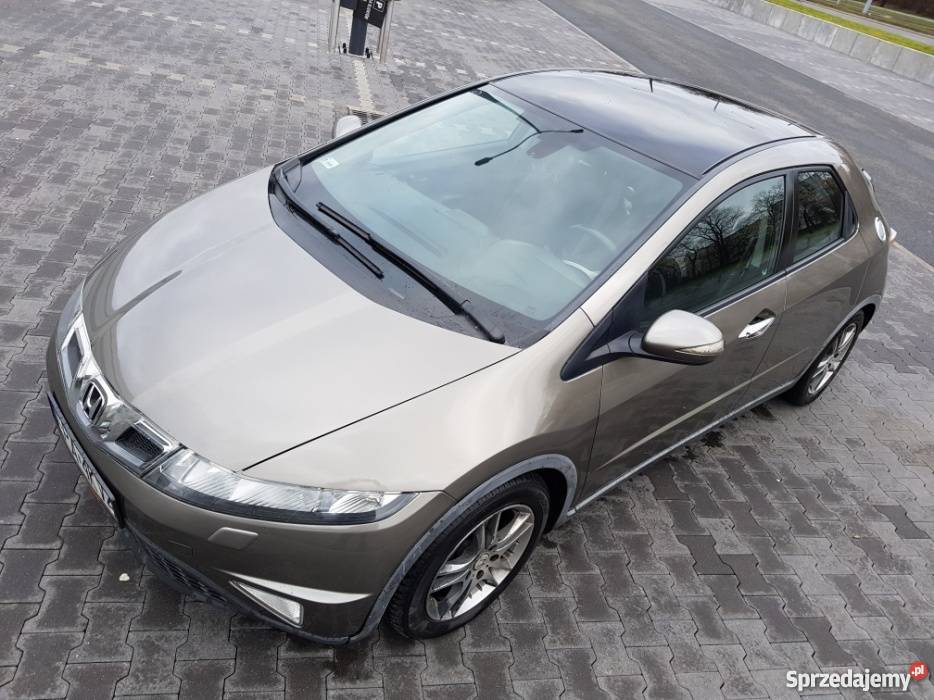 Honda Civic VIII UFO Stan 22D Panorama 2007r czujnik parkowania Civic Samochody osobowe łódzkie