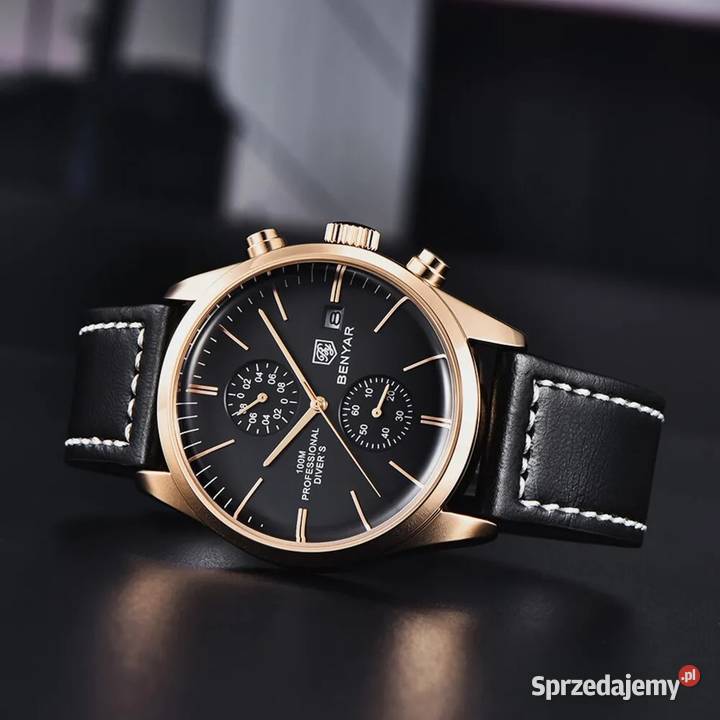 Zegarek kwarcowy Benyar złoty na pasku Gorzów Wielkopolski