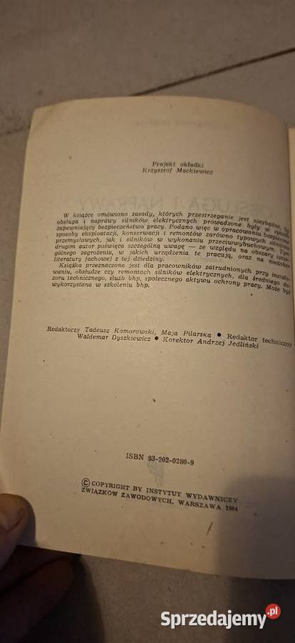Obsługa i naprawy silników elektrycznych wydanie Łęczyca