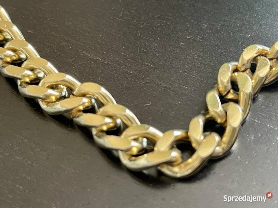 3 łańcuchy metalowe w złotym kolorze Kraków