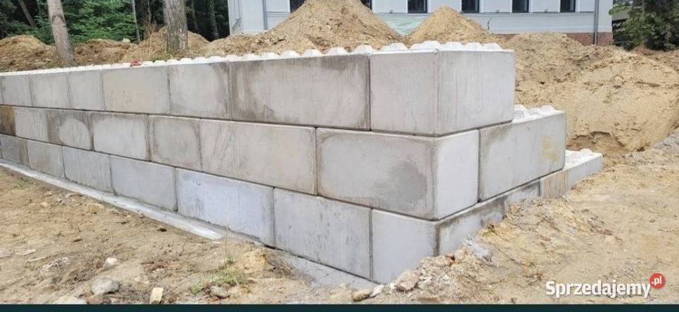 Bloczki betonowe lego Elementy betonowe