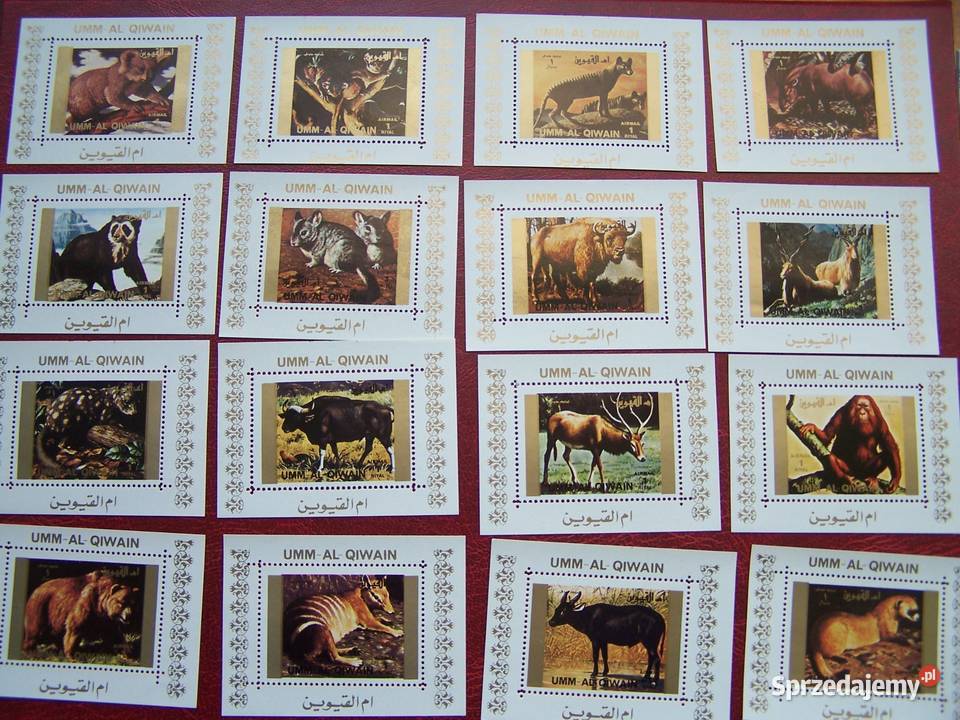 Umm Al Quiwain ZEA MNH 1972 Dzikie Zwierzęta 2 Tychy