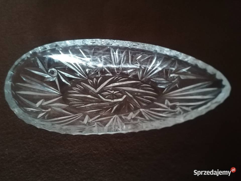 Miseczkapatera szklanaśledziówka kształ łezki Porcelana i szkło Łódź sprzedam