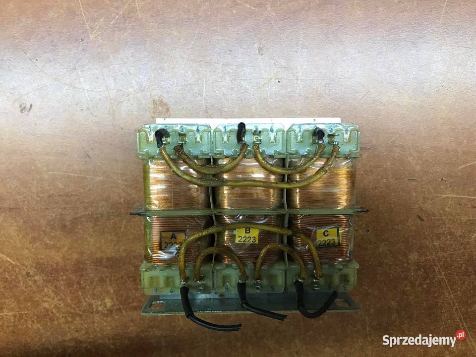 Transformator 3F 3 fazowy 3x400V 3x185V 08A 50VA