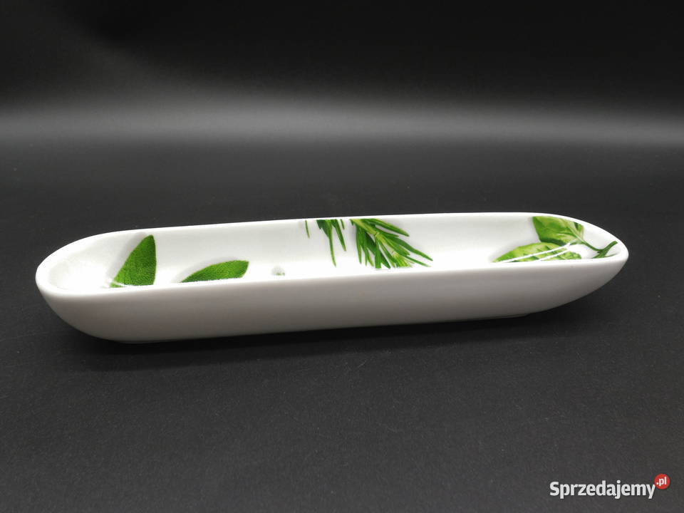 Podłużna porcelanowa patera model La Vie