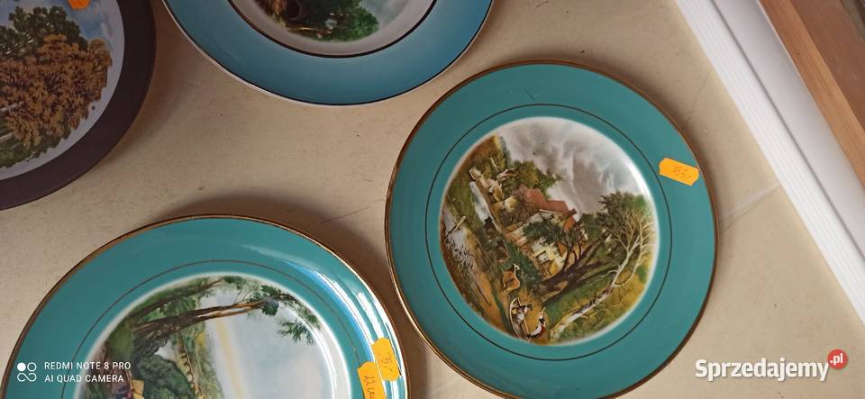 Talerz patera ze sceną WiejskąPALL MALL WAREFWR pomorskie Gdańsk