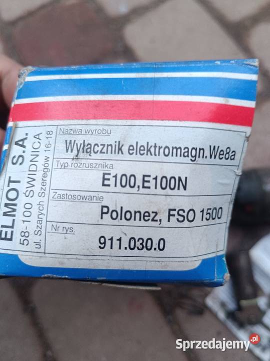 Fiat 125 1500 rozrusznik wyłącznik e100 Polonez osobowe Bielsko-Biała