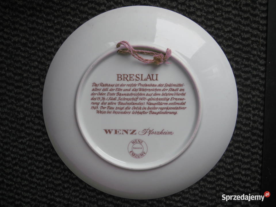 Dekoracyjny talerz ścienny Porcelana Wenz Kraków sprzedam
