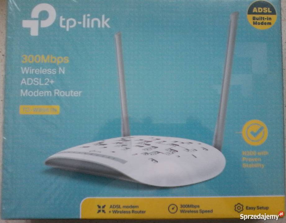 Sprzedam 2 w 1 modemrouter TPLink TDW896 1N ADSL Poznań