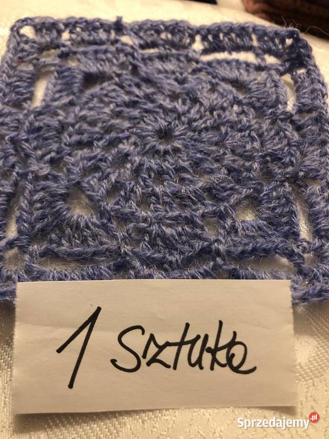 Kwadraty babunina szydełku plednarzutapoduszka Zegrze sprzedam