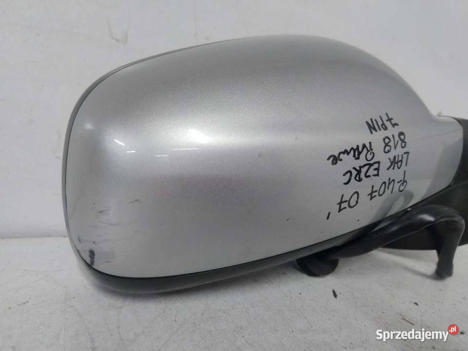 LUSTERKO PRAWE EZRC 7 PIN PEUGEOT 407 EU