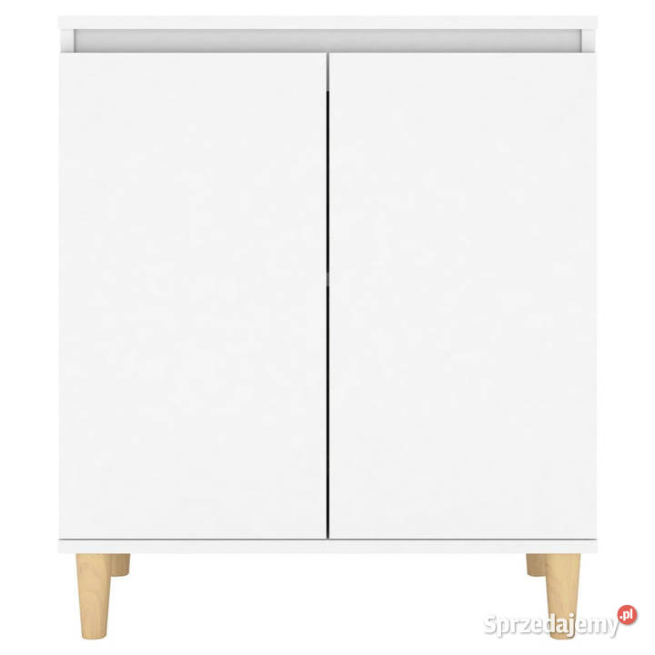 Szafka z drewnianymi nóżkami biała 60x35x70 mazowieckie Warszawa