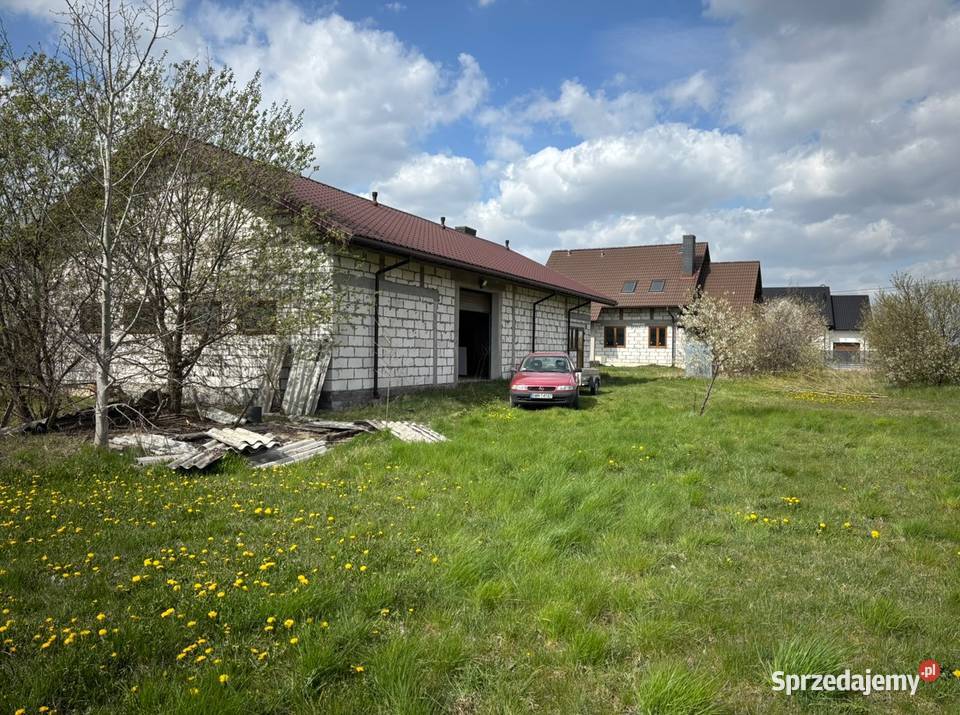 Dom i budynek usługowy 200 m2 działka 4 335 m Osipy-Wydziory Pierwsze
