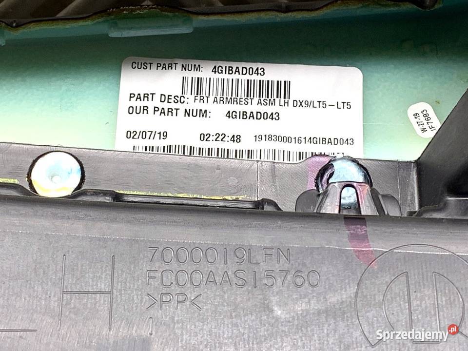 BOCZEK DRZWI LEWY PRZÓD JEEP COMPASS MP Tapicerki samochodowe