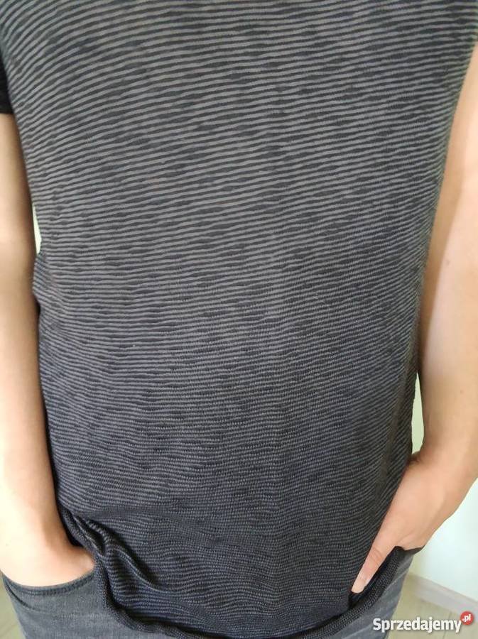 Tshirt szary melanż Review Częstochowa