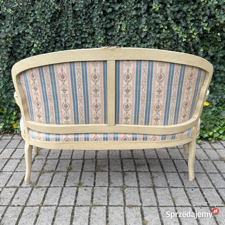 Stylowa pałacowa sofa kanapa Ludwik XVI Rokoko Dobrzany