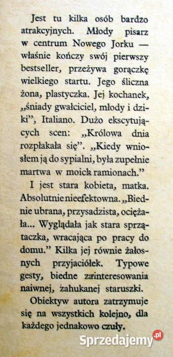 ODPOWIEDŹ Z OTCHŁANI Brian Moore Rok wydania 1973 Limanowa