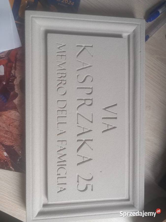 Tablice adresowe z piaskowca naturalnego tablice Szydłowiec sprzedam