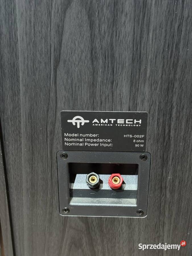 Zestaw głośniki kolumny AMTECH 61 czarne Świętochłowice