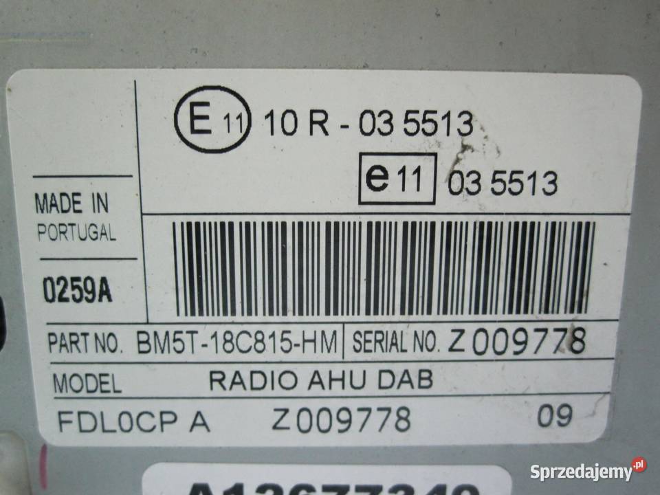 FORD FOCUS III 13r radio CD ekran wyświetlacz