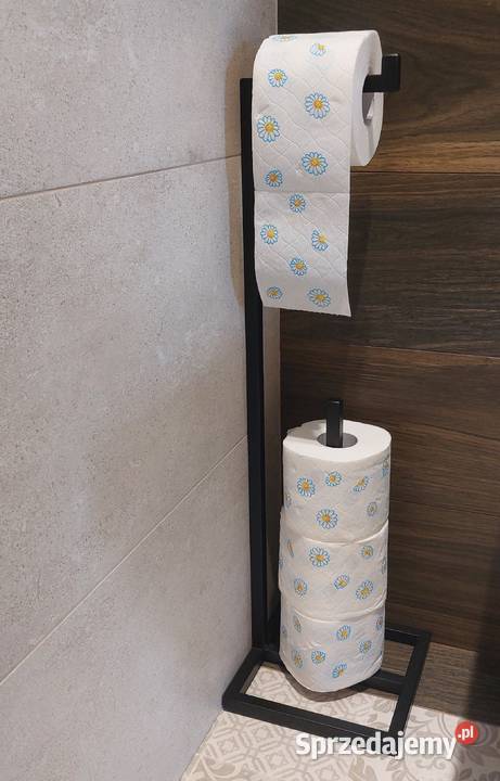 Nowoczesny Stojak Łazienkowy na papier Metalowy mazowieckie Sobienie-Jeziory sprzedam
