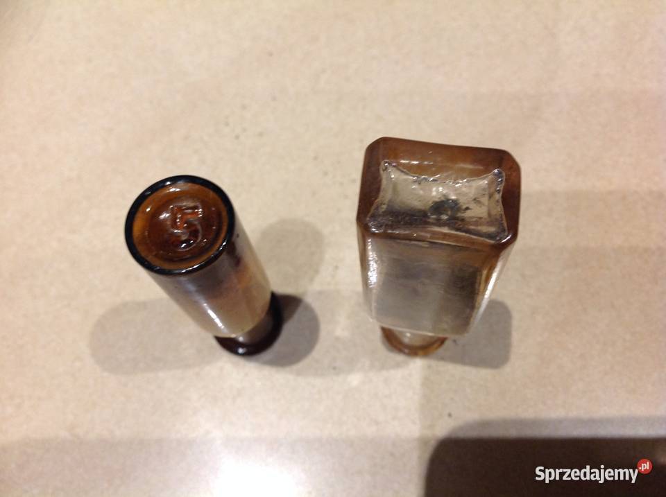 Małe Buteleczki Niemieckie Apteczne Szklane lubuskie sprzedam