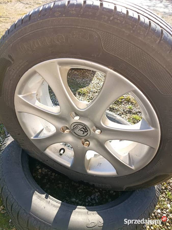 Całe koła alufelgi 4x100 opony kleber 18565r15 Bodziejowice