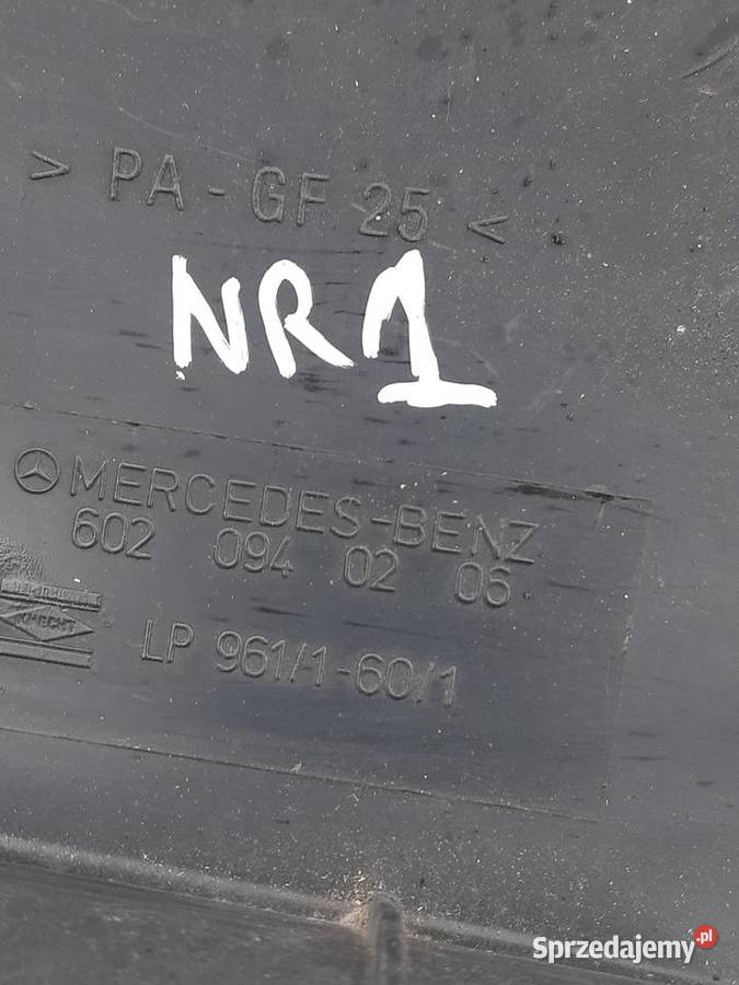 MERCEDES BENZ EKLASA W124T pokrywa obudowy Obudowy filtrów łódzkie