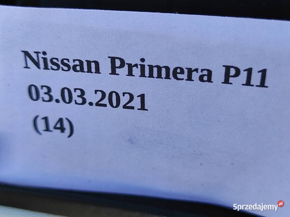 PODSZYBIE WEWNĘTRZNE LP NISSAN PRIMERA P11 KOMBI wielkopolskie Nowy Tomyśl