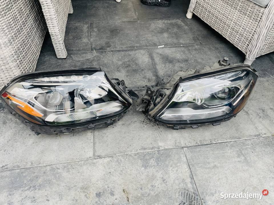 Lampy GLS Mercedes bez uszkodzeń w166 przód Zgierz