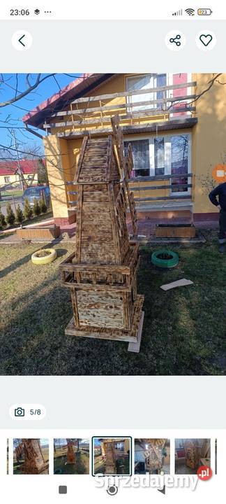 Wiatrak ogrodowy Mokrelipie