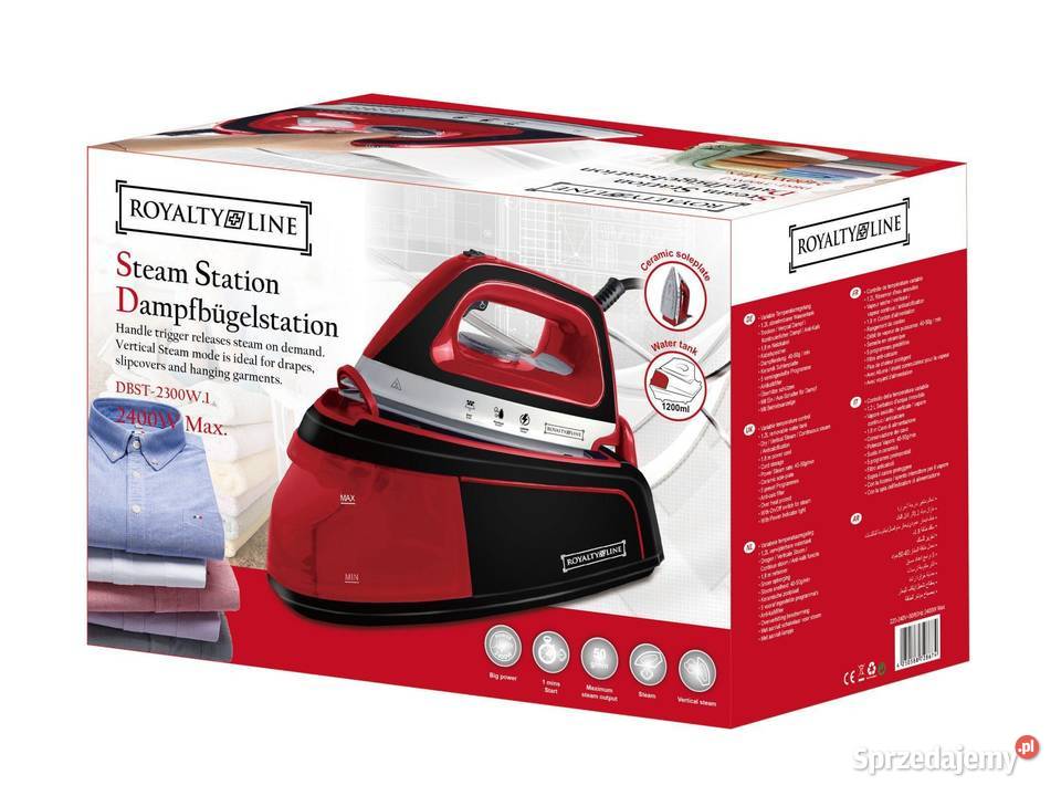Żelazko ze stacją parową Royalty Line 2400 W Kraków