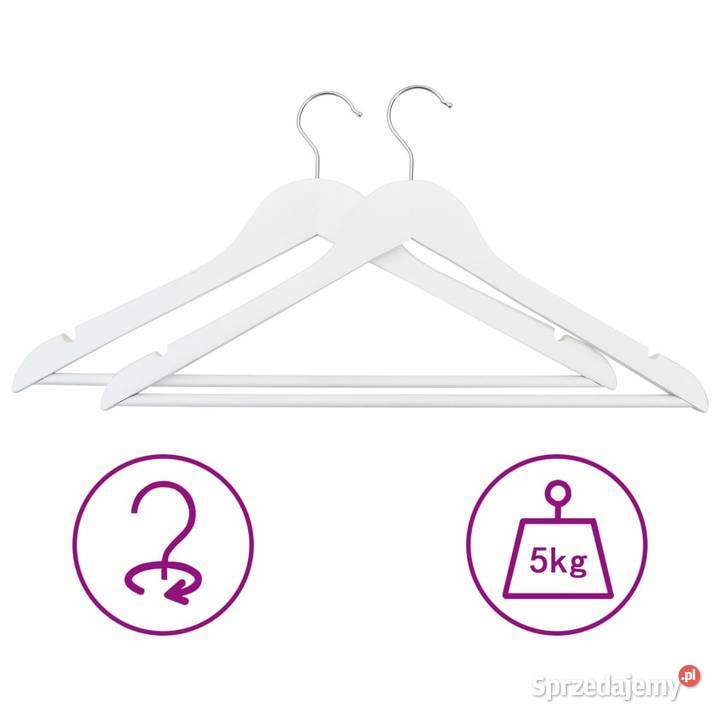 vidaXL 100 wieszaków na ubrania antypoślizgowe Warszawa sprzedam