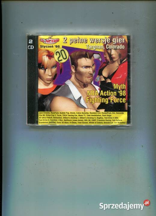 CD Action 11998 numer 20 2 pełne wersje gier Gra Gry komputerowe i konsolowe Szczecin sprzedam