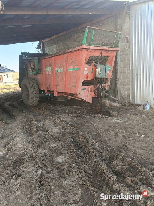 Rozrzutnik obornika promodis własną hydraulika Maszyny rolnicze podlaskie Lisowo