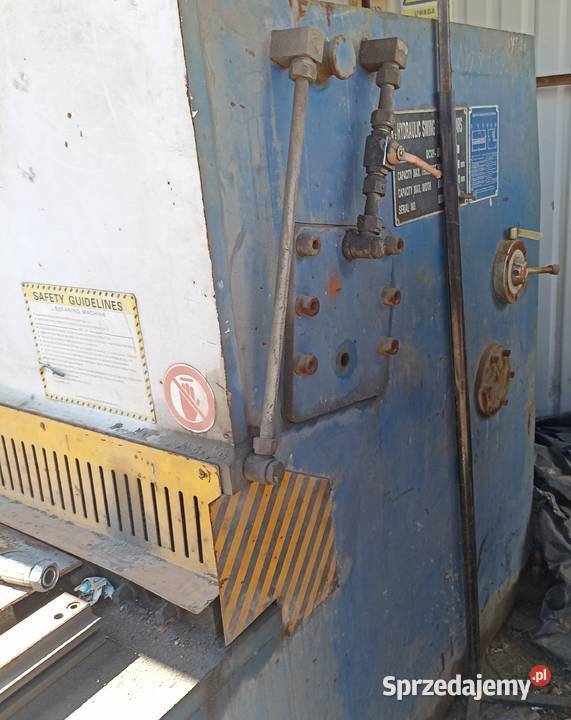 Hydrauliczne nożyce gilotynowe QC12Y 8x3200