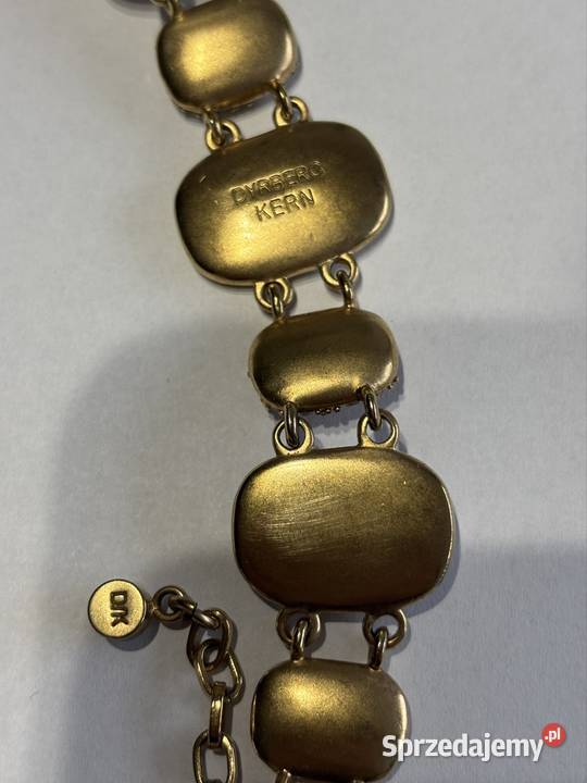 Bransoletka designerska firmy DyrbergKern pozłacane Bydgoszcz sprzedam
