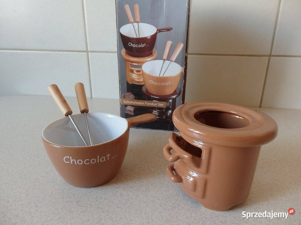 Fondue Czekoladowe Ceramiczny Zestaw NOWY Niemcy podkarpackie
