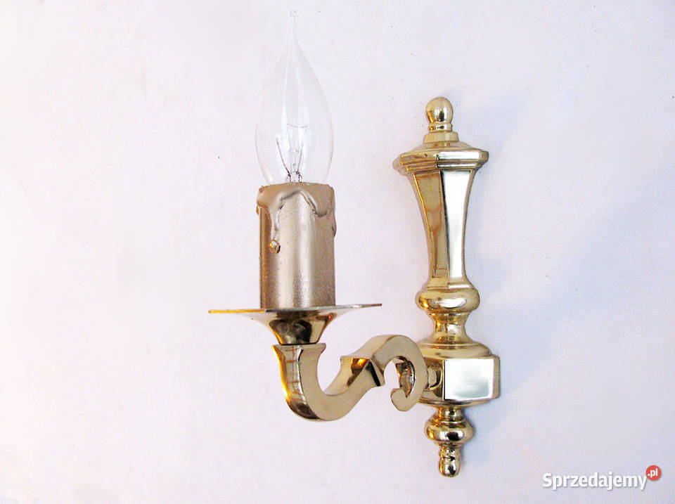 kinkiet mosiężny stylowy Szczecinek