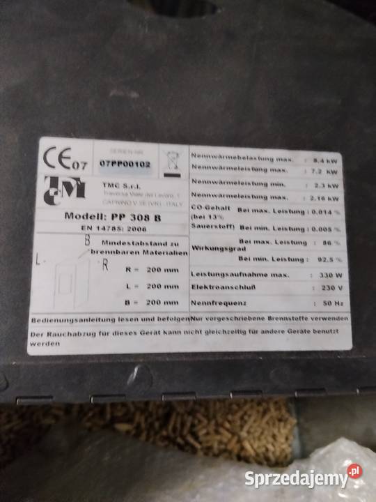 sprzedam Piecyk kominek na pellet 7kW Bolesławiec sprzedam