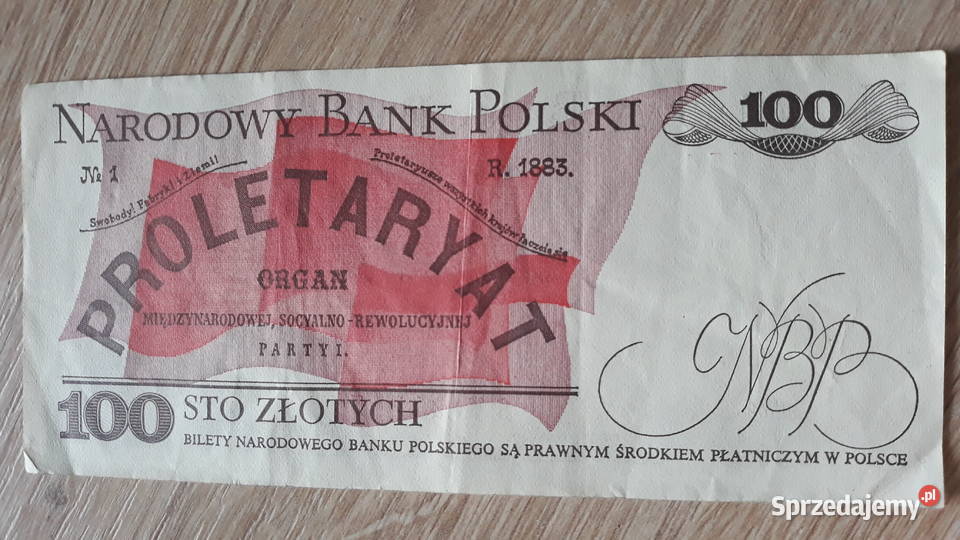 100 złotych 1VI1986 seria ST