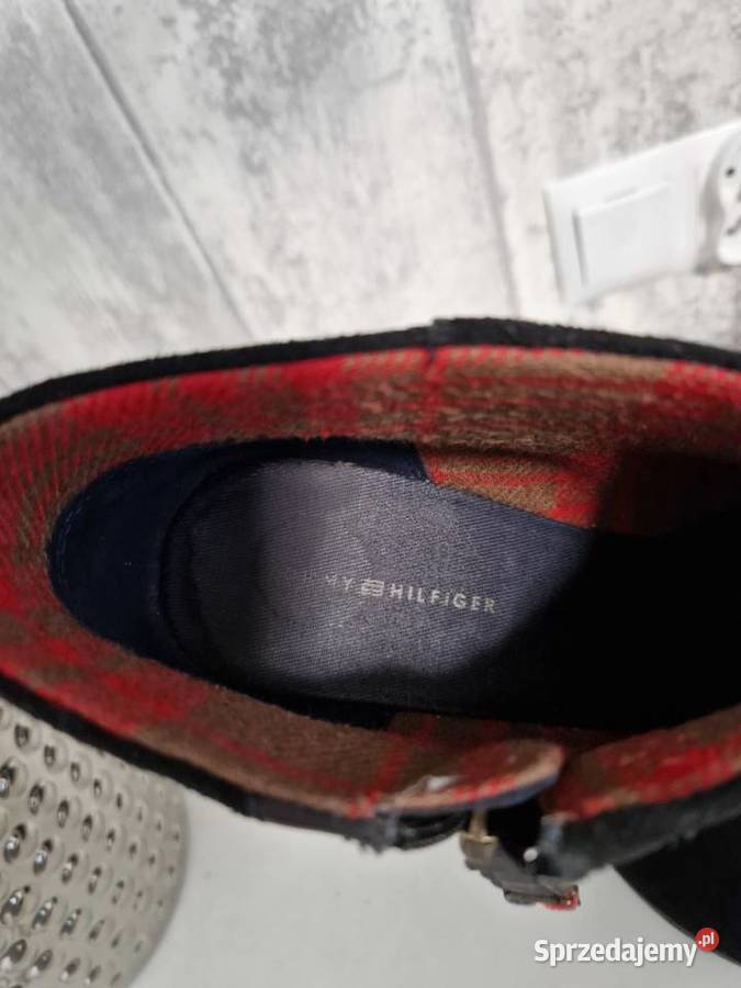 Skórzane botki Tommy Hilfiger zachodniopomorskie