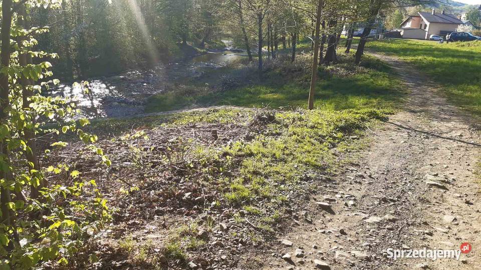 Działka rekreacyjna rzeką Porąbka łącznie 29 ar śląskie