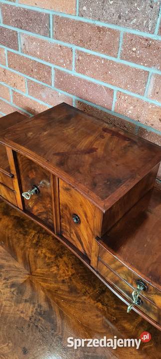 Piękne biurko sekretarzyk Ludwik Filip antyk Łagów