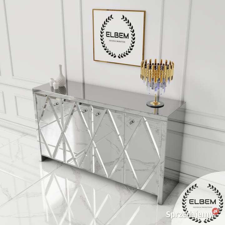 Lustrzana komoda w stylu Glamour Piła