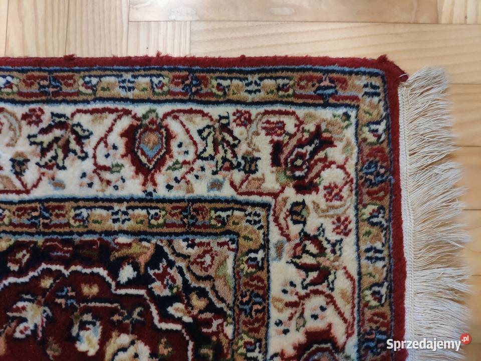 Wełniany ręcznie tkany perski dywan dywanik 87 X Kraków sprzedam