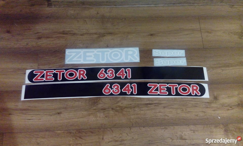 Naklejki Zetor 6341 Super Rolnictwo łódzkie Wola Wiewiecka