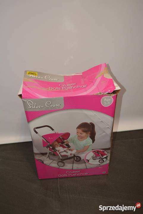 Wózek lalek Silver Cross spacerowy cruiser Metal  Lalki i akcesoria Rewal