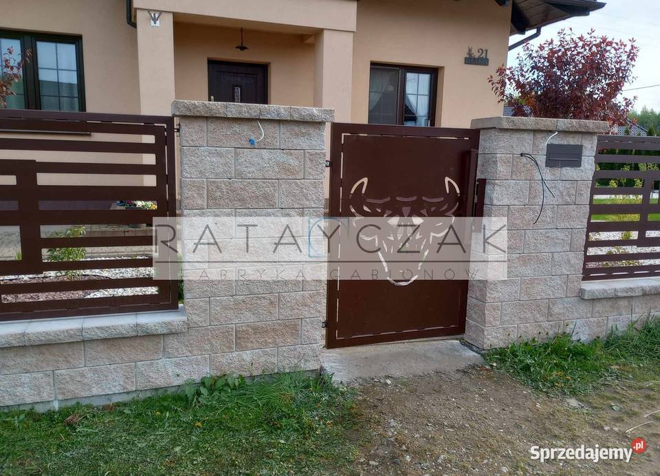 BRAMA ŁAMANA WYCINANA PLAZMĄ CNC Żnin