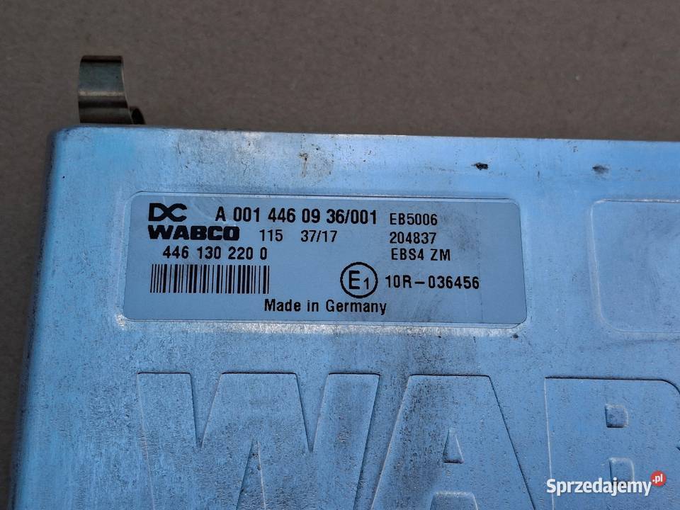 MERCEDES ACTROS MP4 STEROWNIK EBS EBS4 MODUŁ